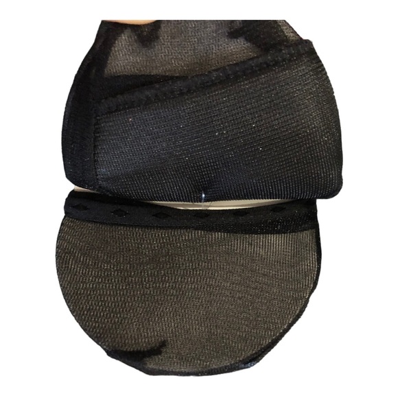 4 pairs - Peds ladies black cushioned foot pad toe covers new‎ - Picture 8 of 9